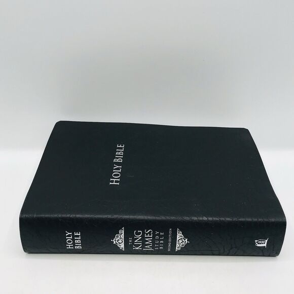 King James Study Bible 2nd Ed Bonded Leather Black Thomas Nelson BRAND NEW - Picture 4 of 10